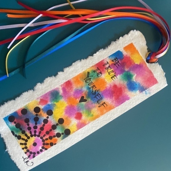 PRIDE-Hand painted Bookmark - Picture 2 of 2